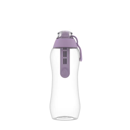 Dafi SOFT Filtering Water Bottle 10oz / 0.3L | Austauschbarer Wasserfilter | BPA-frei | Made in Europe | Leichte Quetschwasserflasche | Violett von DAFI