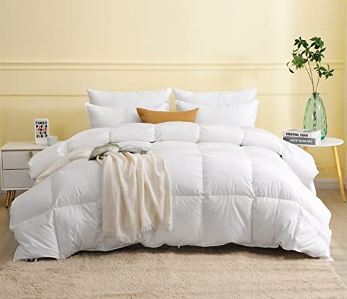 Dafinner Federn Bettdecke Daunendecke Duvet Weiß Oeko-TEX Standard 100, 220 * 240 von Dafinner