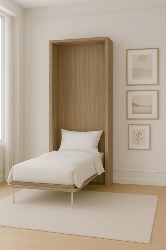 Dafne Italian Design - Ausziehbares Einzelbett, hergestellt in Italien (Cobe-Eiche, Einzelbett) von Dafne Italian Design