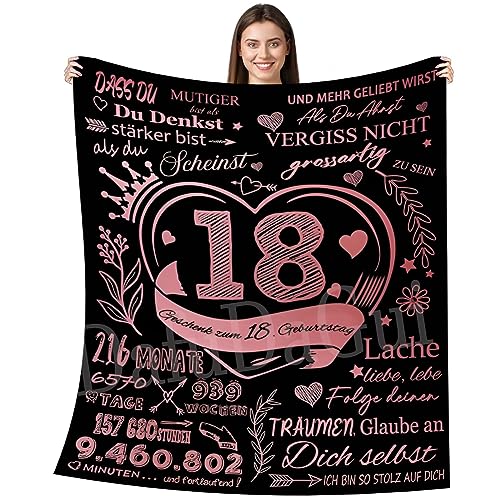 DafuDaGui Kuscheldecke Personalisierte Geschenke an Meine Tochter, Flauschige Decke Super Weiche Positiv Ermutigen Sie Ihre Tochter, Decke Geschenke zum 18. Geburtstag für Mädchen 150x200cm von DafuDaGui