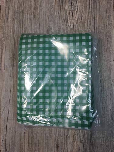 100 glatte Vakuumbeutel Siegelrandbeutel Gefrierbeutel, grün weiß kariert 165 x 210 mm von Dagema