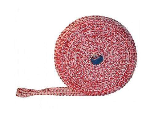 TrendYoicn LTH Lachs-Speck-Fleischnetz, 50 m, rot/weiß, 14 Maschennetz, Bratnetz von INSGEER