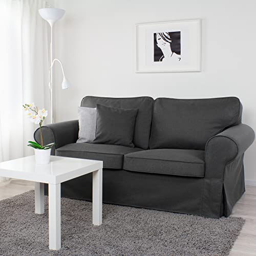 Bezug für EKTORP 2er-Sofa (ohne Schlaffunktion altes Modell) (Dark Gray A17) von Dagra