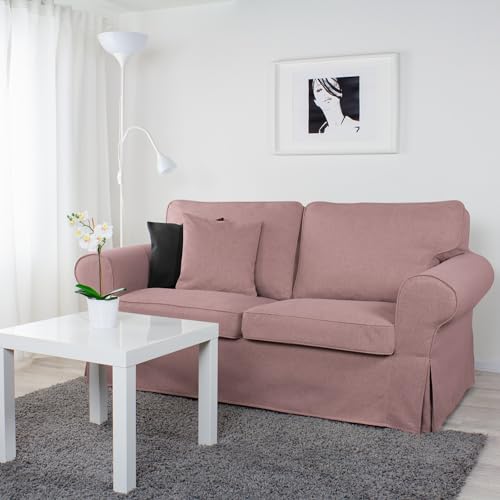 Dagra Bezug für EKTORP 2er-Sofa (ohne Schlaffunktion altes Modell) (Powder pink A21) von Dagra