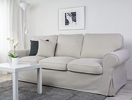 Dagra Bezug für EKTORP 3er-Sofa (Schlafsofa altes Modell) (Beige A01) von Dagra