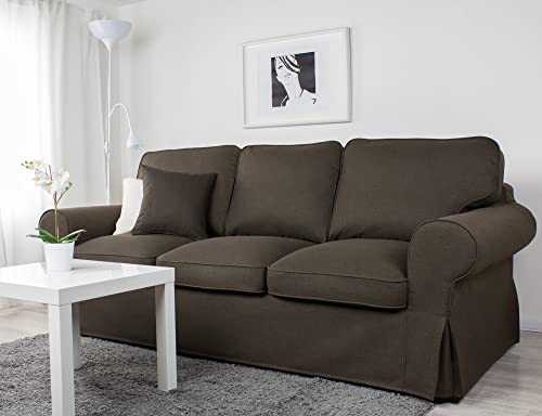 Dagra Bezug für EKTORP 3er-Sofa (Schlafsofa altes Modell) (Brown A04) von Dagra