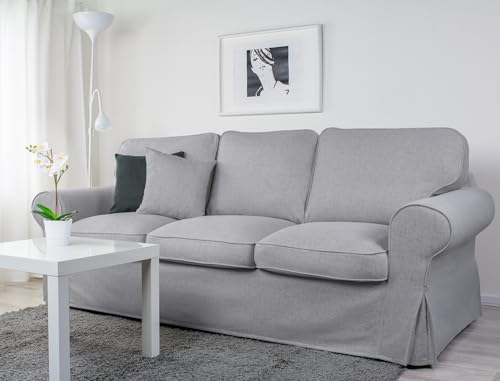 Dagra Bezug für EKTORP 3er-Sofa (Schlafsofa altes Modell) (Gray A15) von Dagra