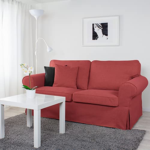 Dagra Bezug für EKTORP 2er-Sofa (Schlafsofa altes Modell) (Red A08) von Dagra