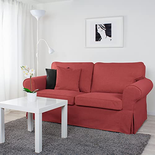 Dagra Bezug für EKTORP 2er-Sofa (ohne Schlaffunktion neues Modell) (Red A08) von Dagra