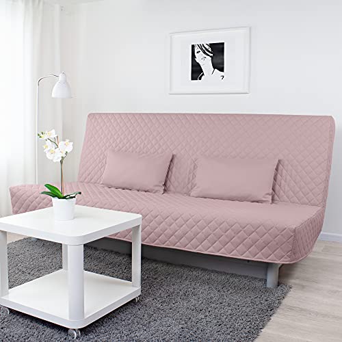 Dagra Gesteppter Bezug für Beddinge 3-er Bettsofa Rauten (Pastel Pink L28) von Dagra