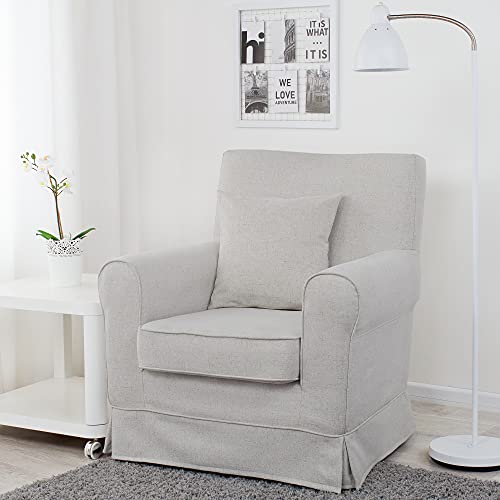 Dagra Perfekter Bezug für EKTORP JENNYLUND Sessel (Light Gray A23) von Dagra