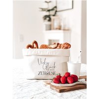 Brotkorb & Brötchenkorb Als Geschenk Zum Einzug, Hausbau, Richtfest Etc von DaheimShop