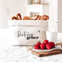 Brotkorb & Brötchenkorb "Frühstücksliebe Und Viele Andere Motive" von DaheimShop