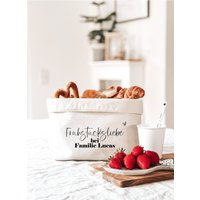 Personalisierter Brotkorb & Brötchenkorb "Frühstücksliebe Bei Wunschname" Personalisierter Brotkorb & Brötchenkorb "Frühstücksliebe Bei Wunschname" von DaheimShop