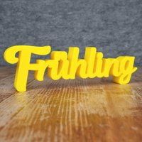 60mm Höhe 3D-Schriftzug | Dein Individueller Wunschtext Schriftzug Aufsteller von DaheimUndDraussen