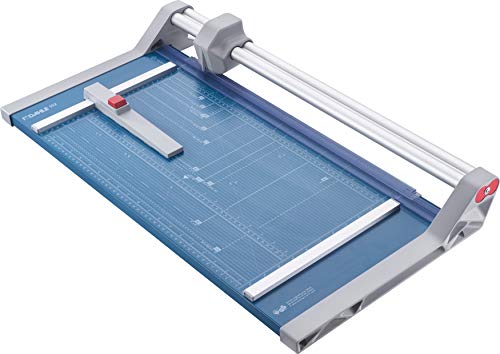 Dahle 552 Papierschneider (bis DIN A3, 20 Blatt Schneidleistung, 2 mm Schnitthöhe) blau von Dahle