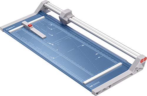 Dahle 554 Papierschneider (bis DIN A2, 20 Blatt Schneidleistung, 2 mm Schnitthöhe) blau von Dahle