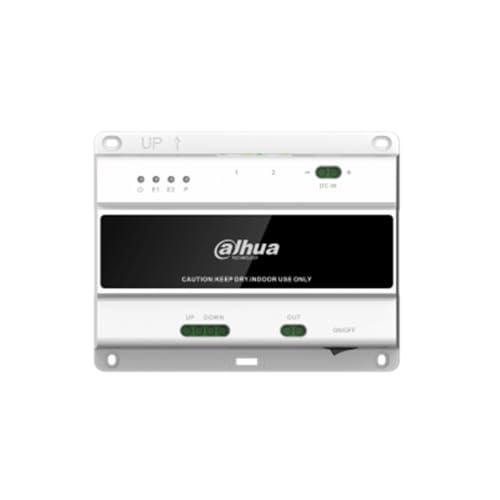 DAHUA VTNS2003B-2 Switch POE 10 PUERTOS 2-HILOS PARA VTO DAHUA, 48 VDC NO INCLUYE LEUCHT von Dahua