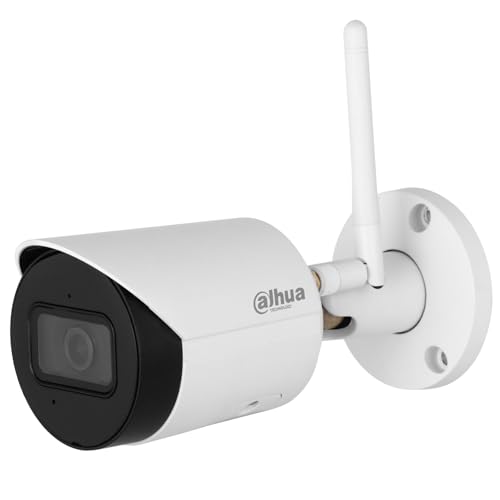 Dahua Bullet WLAN Kamera IPC-HFW1430DSP-SAW(3.6mm) Überwachungskamera mit 4 Megapixel Auflösung, Kamera für außen, professionelle Outdoor WiFi IP Kamera/Netzwerkkamera von Dahua