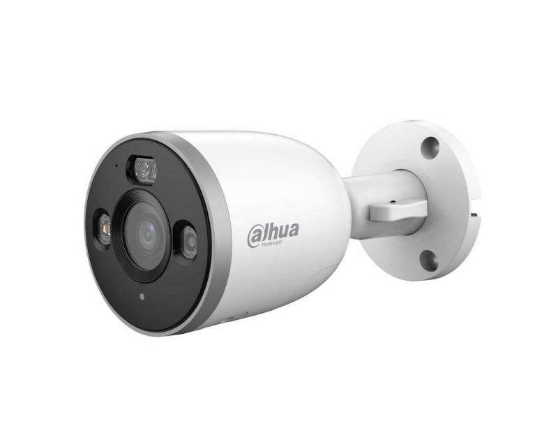 Dahua Überwachungskamera Bullet D1 5 MP WLAN (WiFi-6) Überwachungskamera mit Personenerkennung (Abwehrfunktion durch Lichtsignal und Alarmsirene, Nachtsicht, Wetterfest, 2-Wege-Audio) von Dahua