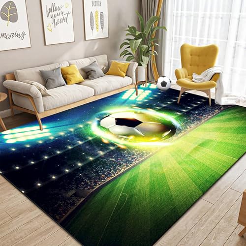 Dai Lufei Fußballplatz Spielteppich, 3D FußBall Teppich Jugendzimmer Eisfeuer Flammen Bedruckt Großflächige Teppich Sport Fußballplatz Bodenmatte Für Schlafzimmer, 100x180cm Dai Lufei Fußballplatz Spielteppich, 3D FußBall Teppich Jugendzimmer Eisfeuer Flammen Bedruckt Großflächige Teppich Sport Fußballplatz Bodenmatte Für Schlafzimmer, 100x180cm von Dai Lufei