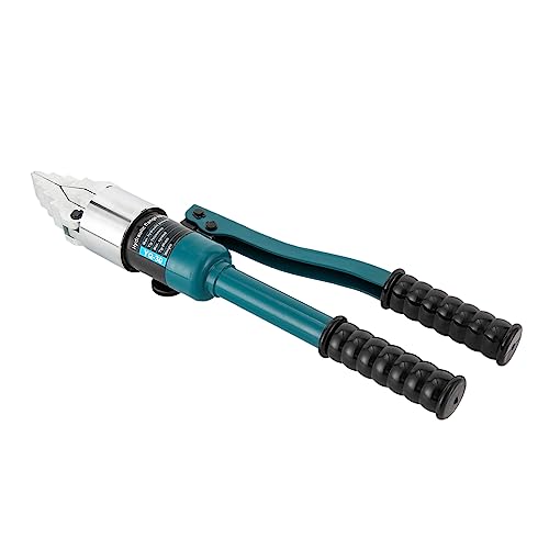 8T Hydraulische Flanschspreizer Hydraulik Flansch Spreizer Spreader Trenner Portable Hand-Held Integrated Hydraulic Dividing Tool Kit Flange Separator Manual Hydraulischer Legierter Stahl (blau) von DaiJiubu