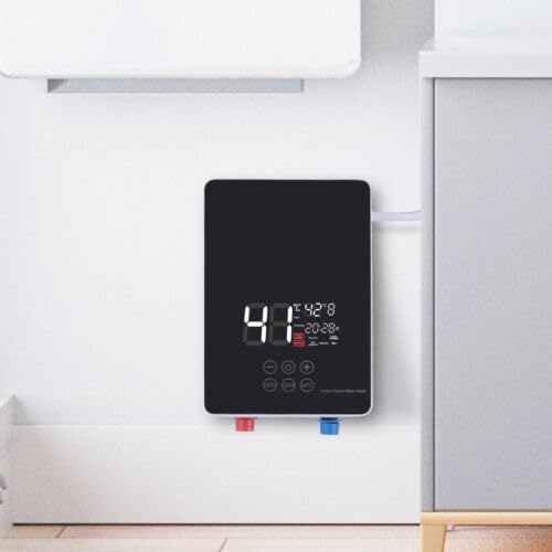 Elektrischer Warmwasserbereiter Home Wand Badezimmer Konstante Temperatur Dusche Thermostat Heizung Thermostatsystem Elektrisch Elektrische Warmwasser Durchlauferhitzer Sofort Mit Duschkopf 6Kw von DaiJiubu
