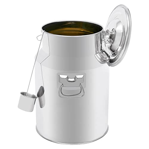 Milchkanne Edelstahl Milchkrug Milch Transportkanne MilchbehäLter Edelstahlfass TransportbehäLter ThermotransportbehäLter MilchkäNnchen SahnekäNnchen Rostfrei Luftdichtes Mit Deckel 14/18/22/28L (28L) von DaiJiubu