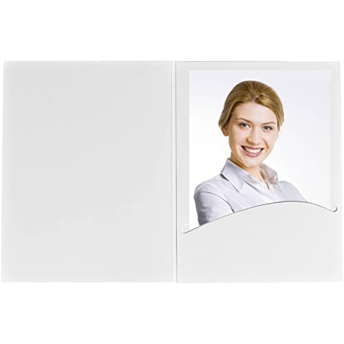 1x100 Daiber Portraitmappen Profi-Line 10x15 weissmatt von Daiber