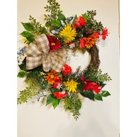 Neuer Frühlingstürkranz Sommerkranz Herbstkranz Alle Gelegenheiten Kranz Neuer Frühlingstürkranz Sommerkranz Herbstkranz Alle Gelegenheiten Kranz von Daidianascrafts