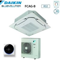 Bluevolution Kassetten-Klimagerät Round Flow 36000 btu FCAG100B + AZAS100MV1 R-32 Wi-Fi Optional Mit Standard Grill Inklusive R-32, Kabelgebundene von Daikin