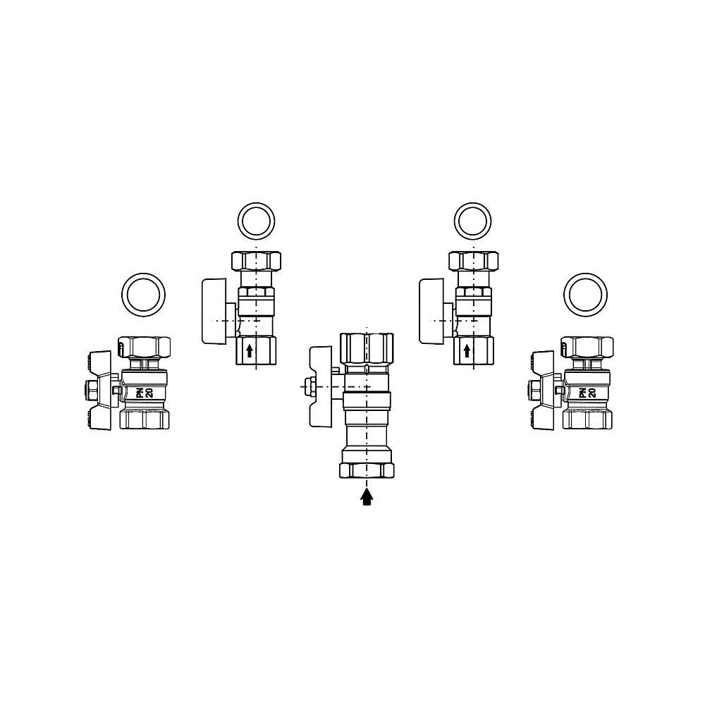 Daikin Anschluss-Set für KHSC 150068 von Daikin