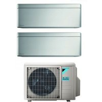 Daikin Bluevolution Dual Split Inverter Klimagerät Serie STYLISH TOTAL SILVER 9+9 mit 2MXM50A R-32 Wi-Fi Integrated 9000+9000 Farbe Grau Italienische Daikin Bluevolution Dual Split Inverter Klimagerät Serie STYLISH TOTAL SILVER 9+9 mit 2MXM50A R-32 Wi-Fi Integrated 9000+9000 Farbe Grau Italienische von Daikin