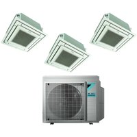 Bluevolution Inverter Trial Split-Kassetten-Klimagerät ffa-a 9+9+18 mit 3MXM68N R-32 Wi-Fi Optional mit weißem Grill 9000+9000+18000 - Italienische von Daikin