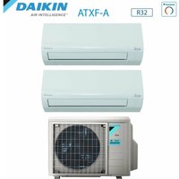 Daikin - dual split inverter klimagerät siesta serie 12+12 mit 2amxf50a r-32 wi-fi optional 12000+12000 von Daikin