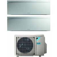 Klimagerät Daikin Bluevolution Dual Split Inverter Klimagerät Serie emura white iii 9+18 mit 2MXM50A R-32 Wi-Fi Integrated 9000+18000 Farbe Matt Weiß von Daikin
