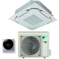 daikin bluevolution kassetten-klimagerät round flow 12000 btu fcag35b r-32 wi-fi optional klasse a++/a++ mit standardgrill im lieferumfang von Daikin