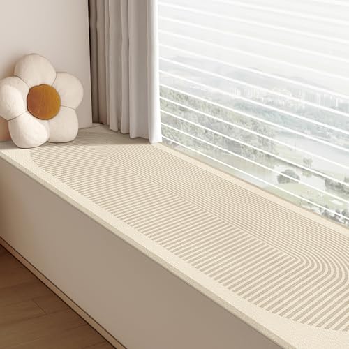 Dailify Fensterbank Matte wasserdichte Erker-Sitzmatte, Rutschfestes Fensterbank-Schutzkissen für Pflanzen, Zuschneidbare Innen-Fensterbank-Schutzpolster(C,230x80cm (90.6x31.5in)) von Dailify