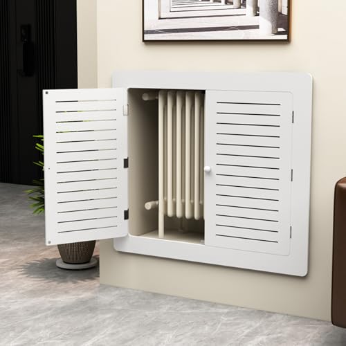 Dailify Revisionsklappe Doppeltür-Revisionsklappenabdeckung Weiß, Hochleistungs-Trockenbau-Revisionsklappe für den Privaten Gebrauch, Heizschrank-Regalabdeckungen(80x90cm (32x36in)) von Dailify