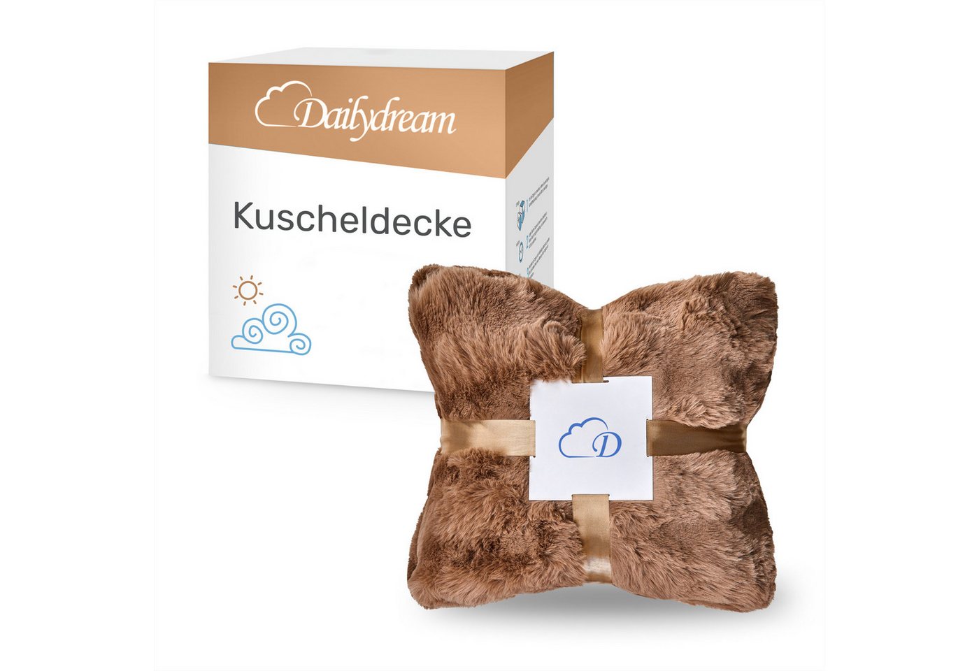 Dailydream Tagesdecke Dailydream Kunstfell Kuscheldecke, flauschig, weich von Dailydream