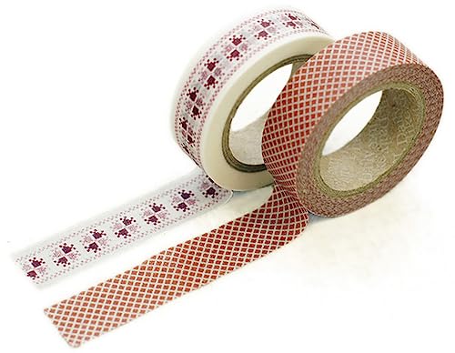 Dailylike Set mit 2 Masking Tape Washi Martha verschiedene Designs, 15 mm x 10 m. Dailylike Set mit 2 Masking Tape Washi Martha verschiedene Designs, 15 mm x 10 m. von Dailylike