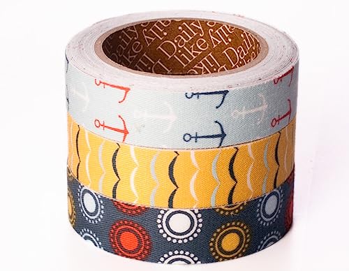 Dailylike Set mit 3 Klebebändern aus Baumwolle, 15 mm x 3 m. Dailylike Set mit 3 Klebebändern aus Baumwolle, 15 mm x 3 m. von Dailylike