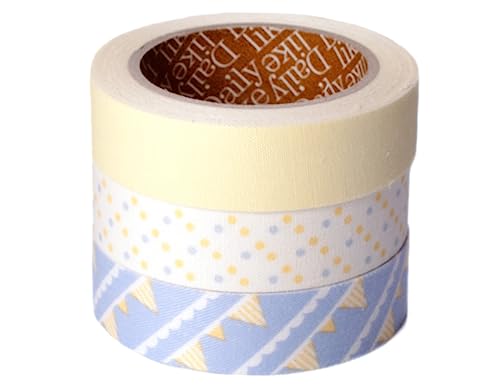 Dailylike Set mit 3 Klebebändern aus Baumwolle, 15 mm x 3 m. Dailylike Set mit 3 Klebebändern aus Baumwolle, 15 mm x 3 m. von Dailylike