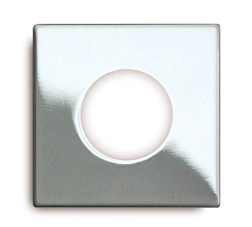 Balizas LYRA C/B (CHR-B,OPAL,230V) - Tensión alimentación: Cromo brillo - Color difusión: Opal - Color embellecedor: 230V 50Hz - Caja de empotrar: Sí - Color LEDs: Inexistente von Daisalux