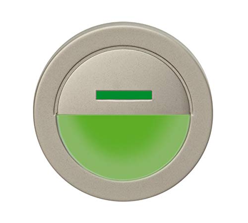 Balizas ARAS/A RC (NI,V,OPAL) - Tensión alimentación: Níquel - Color difusión: 230V 50Hz - Color embellecedor: Verde - Caja de empotrar: Con caja de empotrar - Color LEDs: Opal von Daisalux