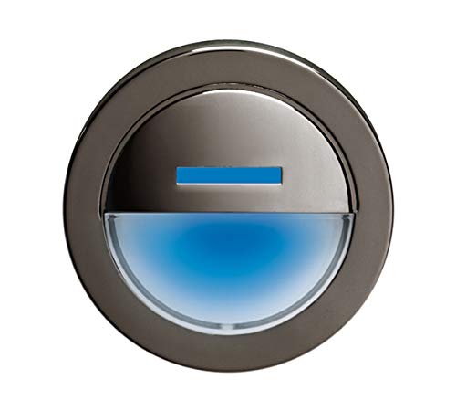 Balizas SHERPA/A RC (GRF,Z) - Tensión alimentación: 230V 50Hz - Color difusión: Grafito - Color embellecedor: Azul - Caja de empotrar: Sí - Color LEDs: Inexistente von Daisalux