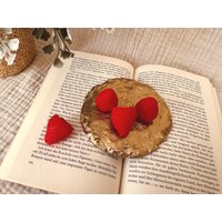 Erdbeer Wachs Melts, Stark Duftende Melts, Früchte Wachs, Fruchtwachs, Speisewachs, Beerenförmige Melts, Kerzen, Strawberry Wax Melts, Beeren Melt von DaisyCandlesStudio