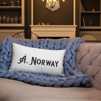 Dual Sided Norge Norsk Norske Premium Kissen von DaisyCircleStudios