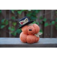 Niedliche Gehäkelte Kürbis Figur Herbst Deko von DaisyJoyStore