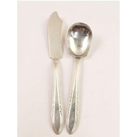 National Silver Flame Aka Viceroy Epns Master Butter, Sugar Spoon With D Mono G027 von DaisyLaneAntiques